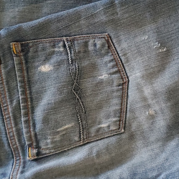 Lucky Brand Zoe Straight Very Distressed Jeans size 4/27 - Picture 8 of 10
